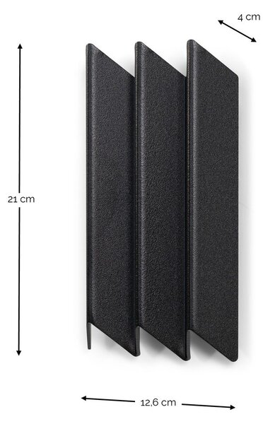 Szarozielony metalowy wieszak ścienny 13 cm Sensu – Spinder Design