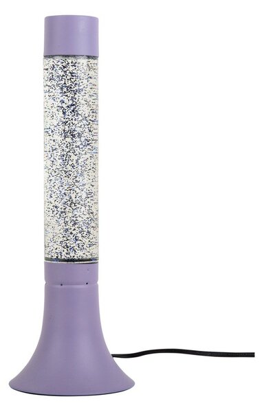 Fioletowa lampa stołowa ze szklanym kloszem (wysokość 37,5 cm) Astro Glittler – Leitmotiv