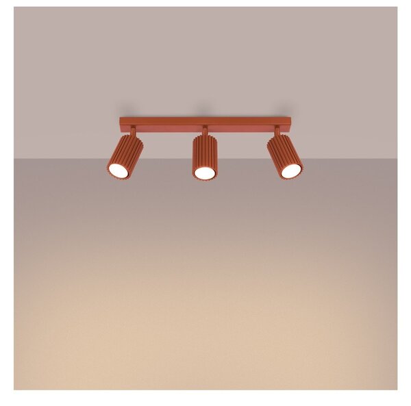 Ceglasta lampa punktowa 6,5x45 cm Gleam – Sollux
