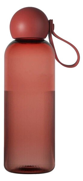 Bordowa podróżna butelka z plastiku z recyklingu 600 ml Ture – Sagaform
