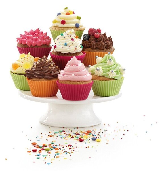 Silikonowe formy na muffiny zestaw 12 szt. ø 7 cm – Lékué