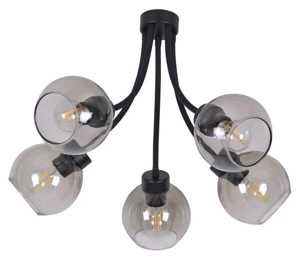 Loftowa lampa wisząca z wyginanymi ramionami - S842-Zemo