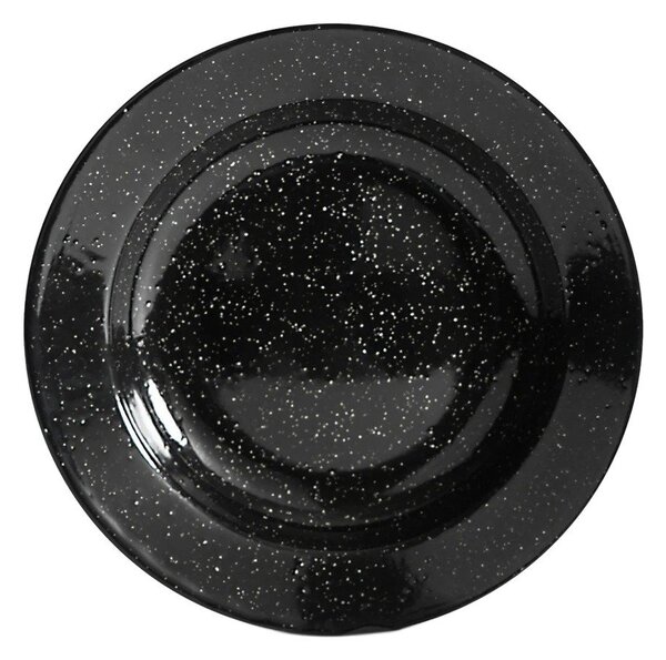 Czarny emaliowany talerz deserowy ø 20 cm Doris – Sagaform