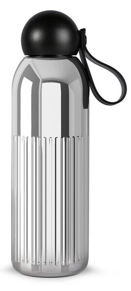 Butelka termiczna ze słomką ze stali nierdzewnej w kolorze srebra 500 ml Tekla – Sagaform