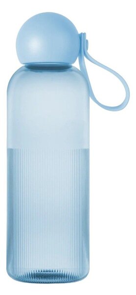 Jasnoniebieska podróżna butelka z plastiku z recyklingu 600 ml Ture – Sagaform