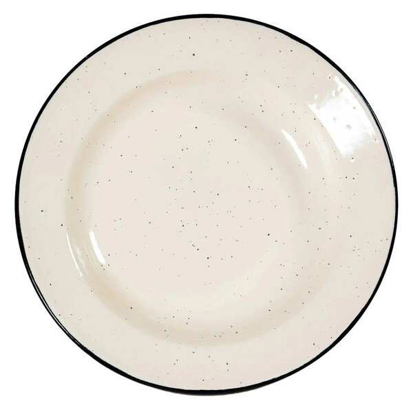 Beżowy emaliowany talerz deserowy ø 20 cm Doris – Sagaform