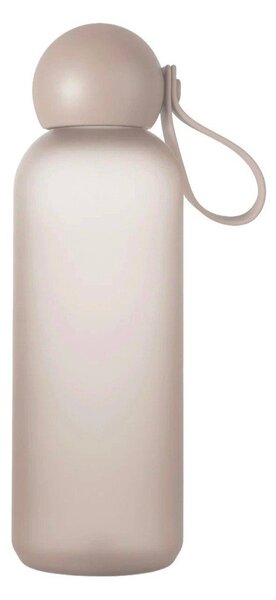 Beżowa podróżna butelka z plastiku z recyklingu 650 ml Tom – Sagaform