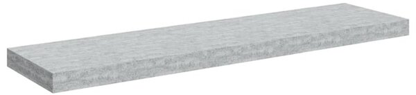 Półka ścienna, szarość betonu, 90 x 23,5 x 3,8 cm, mdf