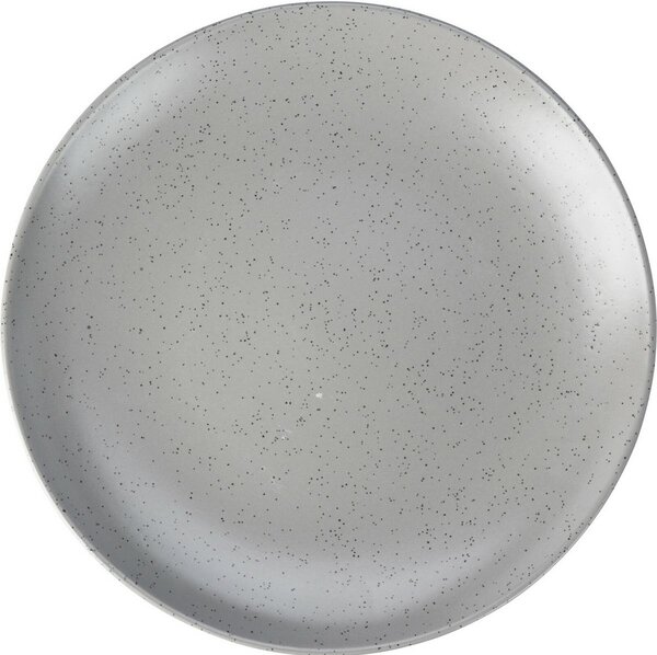 Kamionkowy talerz płytki Stone, śr. 27 cm, szary