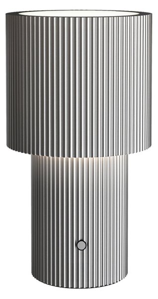 Lampa Stołowa Herstal, Iluma, ściemnialny, metaliczny, salon, aluminium, nowoczesny