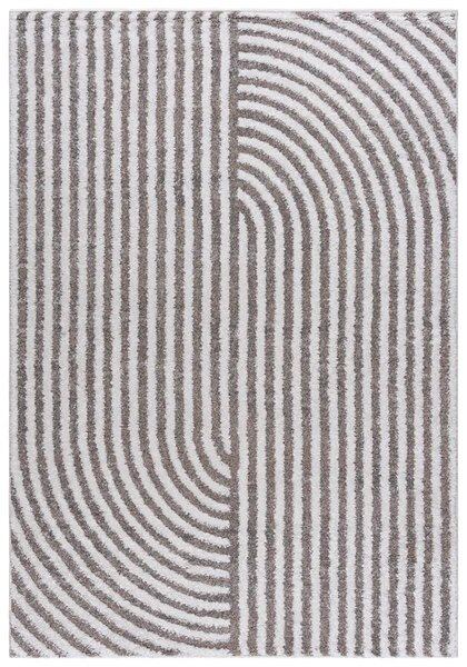 Beżowy Elegancki Dywan W Minimalistycznym Stylu 120 Cm F3-M99