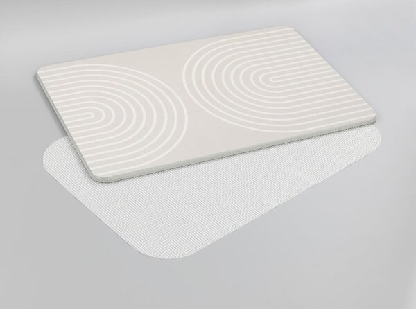 Beżowy dywanik łazienkowy okrzemkowy (z diatomitu) 39x60 cm Nazca – Wenko