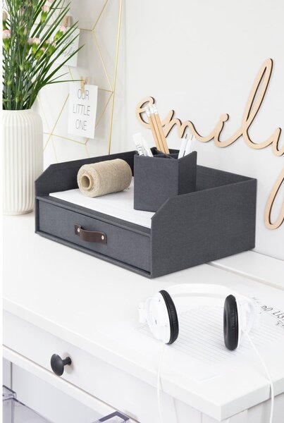 Kartonowy organizer na dokumenty z szufladką Walter – Bigso Box of Sweden
