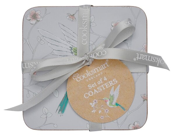Szare podkładki zestaw 4 szt. Hummingbirds – Cooksmart ®