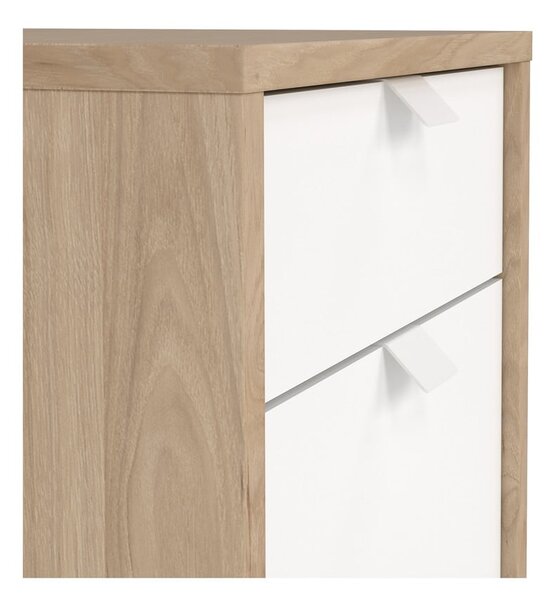 Biało-naturalna szafka w dekorze dębu 41x61 cm Sign – Tvilum