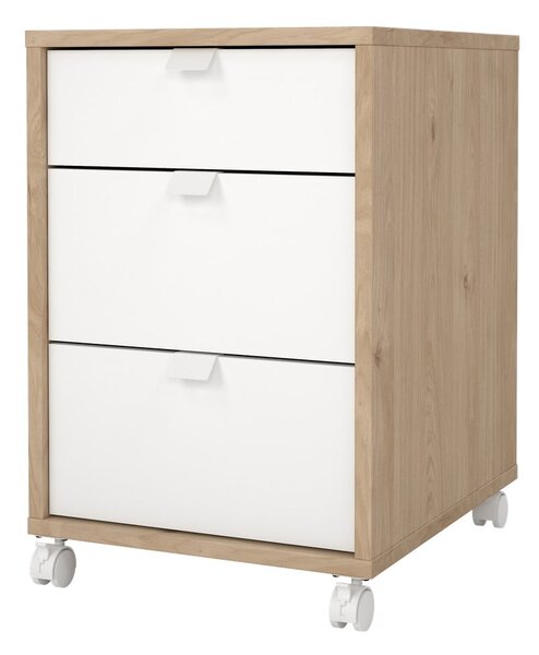 Biało-naturalna szafka w dekorze dębu 41x61 cm Sign – Tvilum