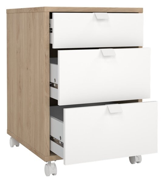 Biało-naturalna szafka w dekorze dębu 41x61 cm Sign – Tvilum