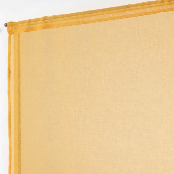 Żółte firanki z woalu zestaw 2 szt. 60x90 cm Sandra – douceur d'intérieur