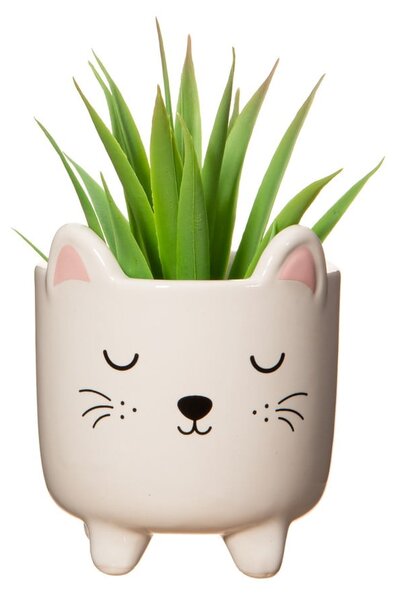 Kamienna doniczka ø 7,5 cm Cat – Sass & Belle