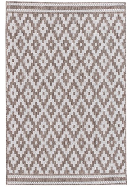 Dywan Modern Rhombs mink/wool 120x170cm