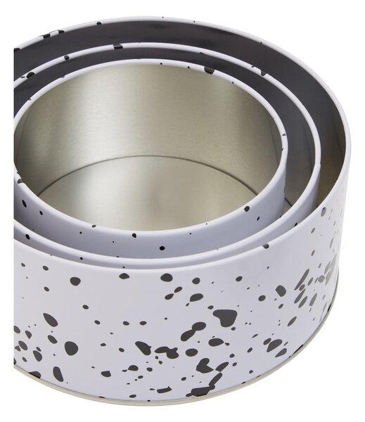 Metalowe pojemniki na żywność 3 szt. na ciasta Speckled – Premier Housewares