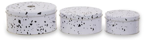 Metalowe pojemniki na żywność 3 szt. na ciasta Speckled – Premier Housewares