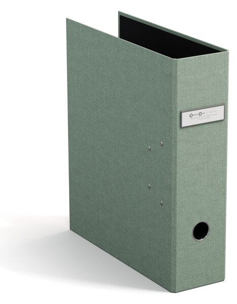 Zielony kartonowy organizer na dokumenty Archie Canvas Paper Laminate – Bigso