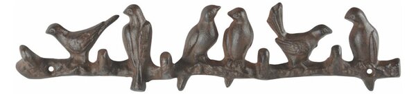 Brązowy metalowy wieszak ścienny – Esschert Design