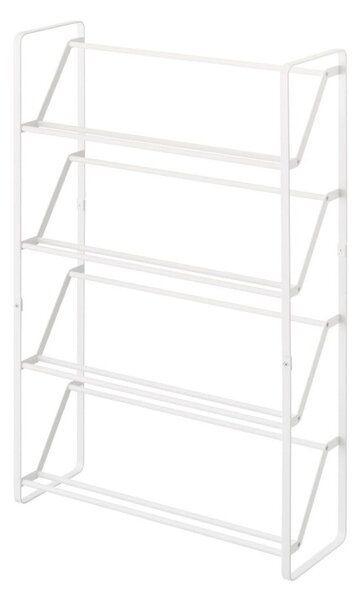 Biały metalowy regał na buty Frame – YAMAZAKI