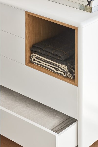 Kremowa komoda 90x90x40 cm Corvo – Teulat