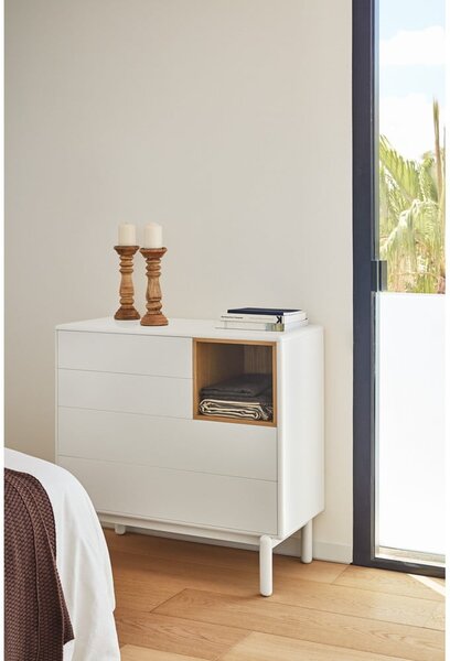 Kremowa komoda 90x90x40 cm Corvo – Teulat