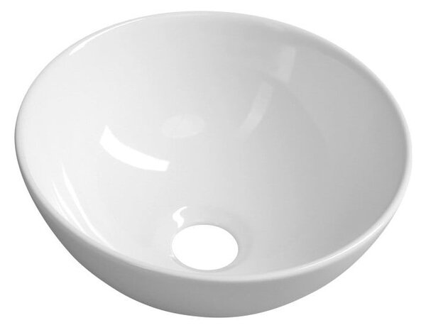 Biała ceramiczna okrągła umywalka ø 28 cm Aster – Sapho
