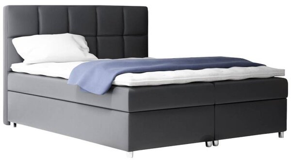 Łóżko kontynentalne NAPOLI 200 x 200cm | dwa pojemniki na pościel