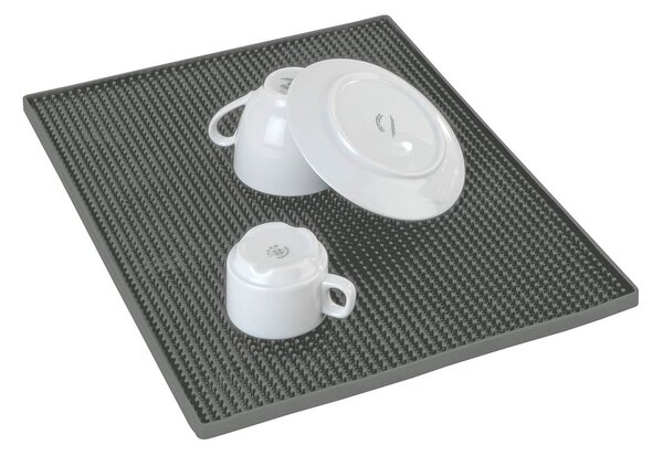 Szara gumowa podkładka do naczyń 40x30 cm Maxi – Wenko