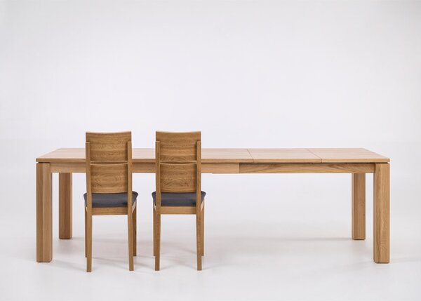 Stół dębowy rozkładany Lux 160-340 z litego drewna
