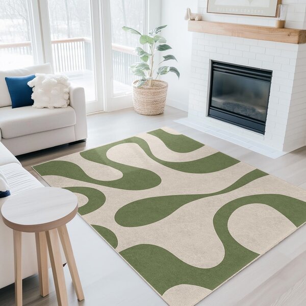 Zielony chodnik odpowiedni do prania 80x200 cm Matcha Latte – Mila Home