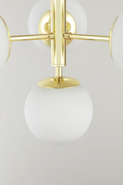 NOWOCZESNA LAMPA WISZĄCA KLASYCZNE ZŁOTO LEDO W4