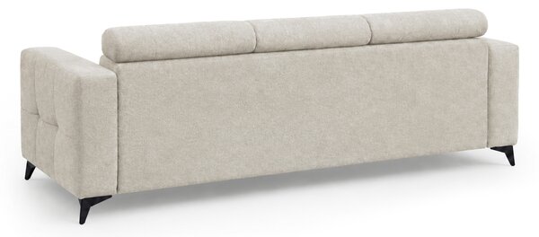 Sofa Nardo z funkcją spania - jasny beżowy szenil Vibe 06