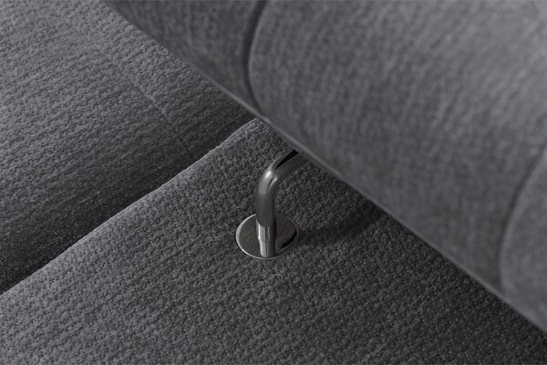Sofa Nardo z funkcją spania - szary szenil Vibe 95