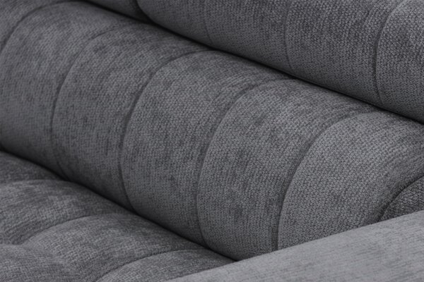Sofa Nardo z funkcją spania - szary szenil Vibe 95