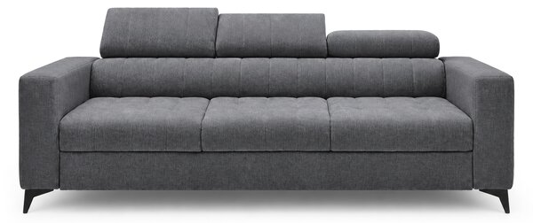 Sofa Nardo z funkcją spania - szary szenil Vibe 95