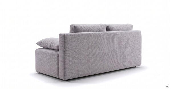 Kanapa sofa rozkładana z funkcją spania Lunera 2 strukturalna Beżowa