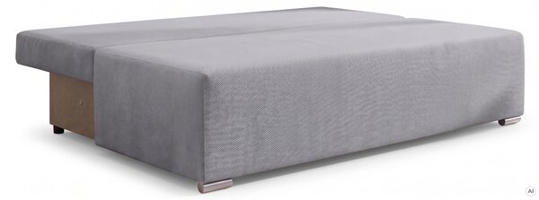 Kanapa sofa rozkładana z funkcją spania Lunera 2 strukturalna Beżowa