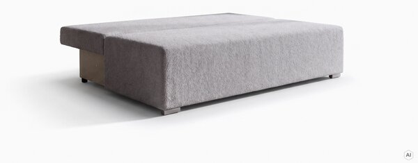 Kanapa sofa rozkładana z funkcją spania Lunera 2 boucle baranek Grafitowa