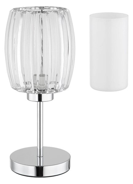 Globo Lampa stołowa Maribel, przezroczysty / transparentny, salon / jadalnia, tworzywo sztuczne, nowoczesny
