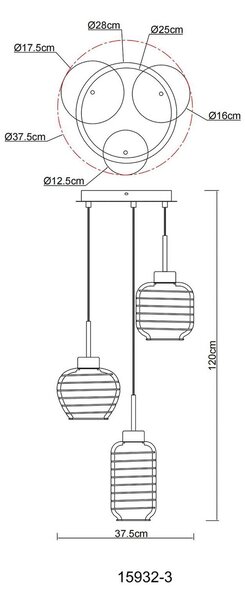 Globo Lampa wisząca Nesa, możliwość ściemniania, biały / opal, salon / jadalnia, metal
