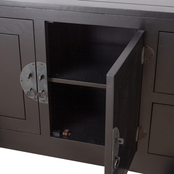 Komoda Modern 137x45x76cm black