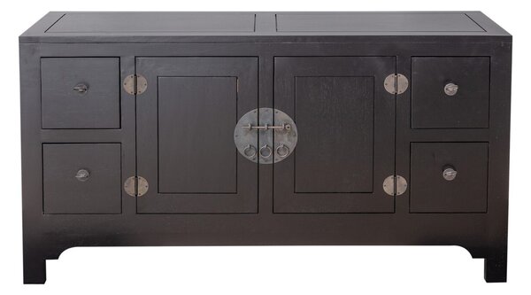 Komoda Modern 137x45x76cm black