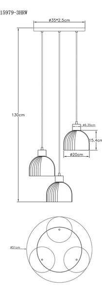 Globo Lampa wisząca Swanson, możliwość ściemniania, biały / opal, salon / jadalnia, szkło