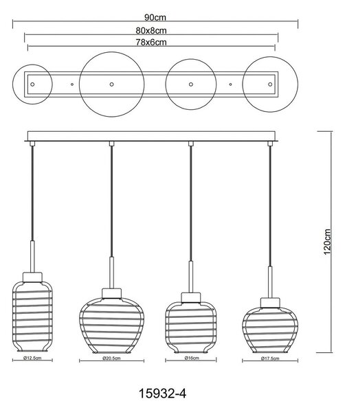 Globo Lampa wisząca Nesa, możliwość ściemniania, biały / opal, salon / jadalnia, metal